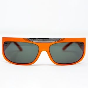 Vintage Orange Salvatore Ferragamo Sunglasses 2000